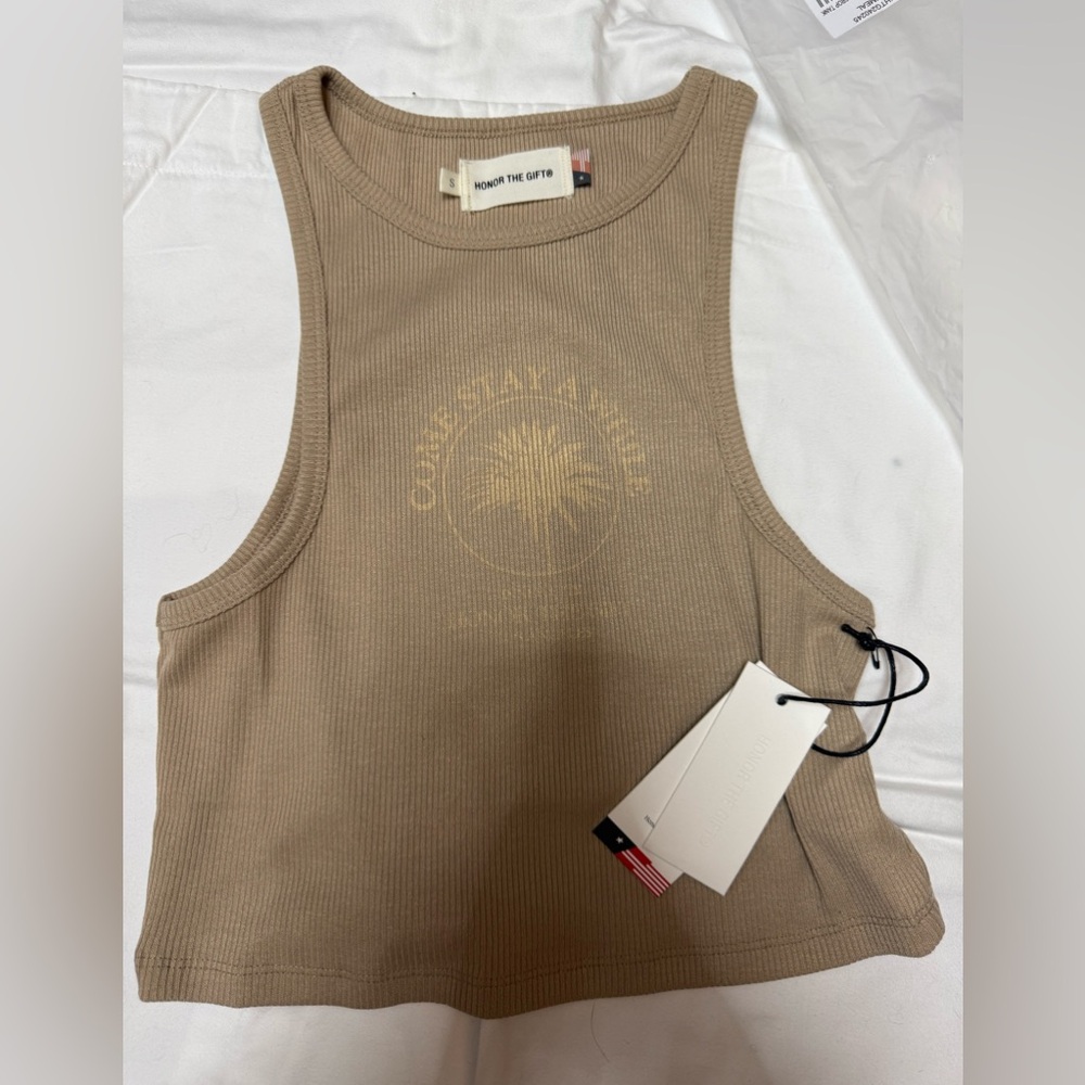 Tan Crop Tank Top Nordstrom
